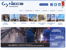 Tablet Screenshot of gruponecs.com.mx